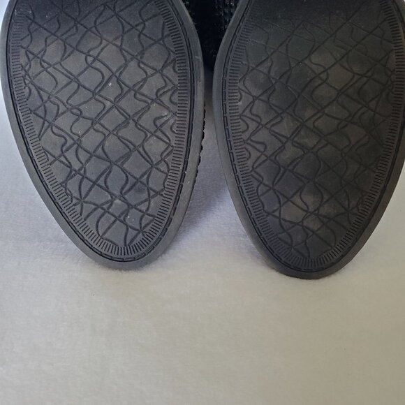 Very G Blinged Out Black Zip Up Boot Size 7.5 - Picture 10 of 16
